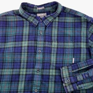 Eddie Bauer Classic Fit Flannel Shirt Plaid Men's XXL Button‎ Front Long Sleeve